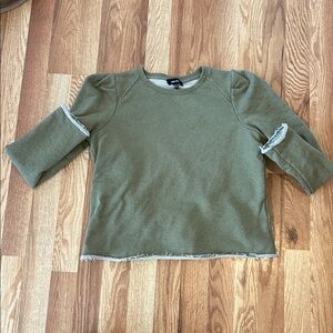 ME+EM | Rib Trim Feminine Sweatshirt | 6